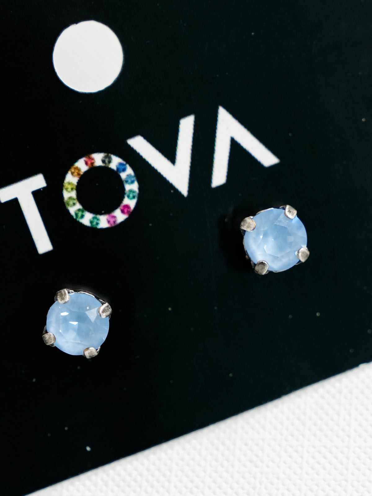 TOVA Sarina Studs In Antique Silver