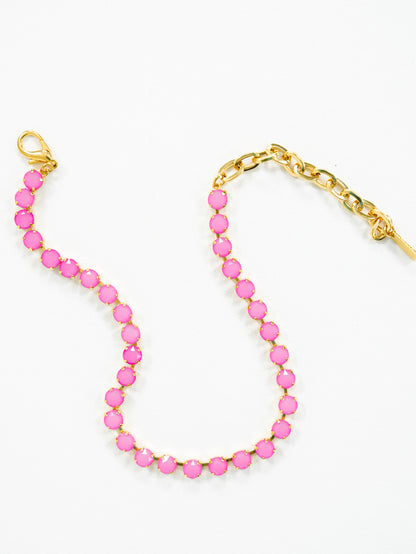 TOVA Oakland Necklace in Ultra White Opal - Freckled Poppy