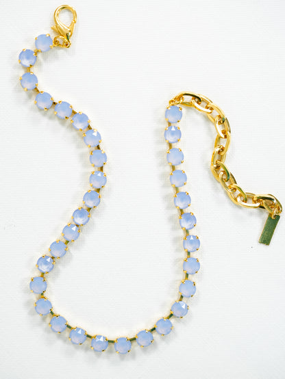 TOVA Oakland Necklace in Ultra White Opal - Freckled Poppy