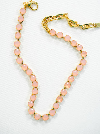 TOVA Oakland Necklace in Ultra White Opal - Freckled Poppy