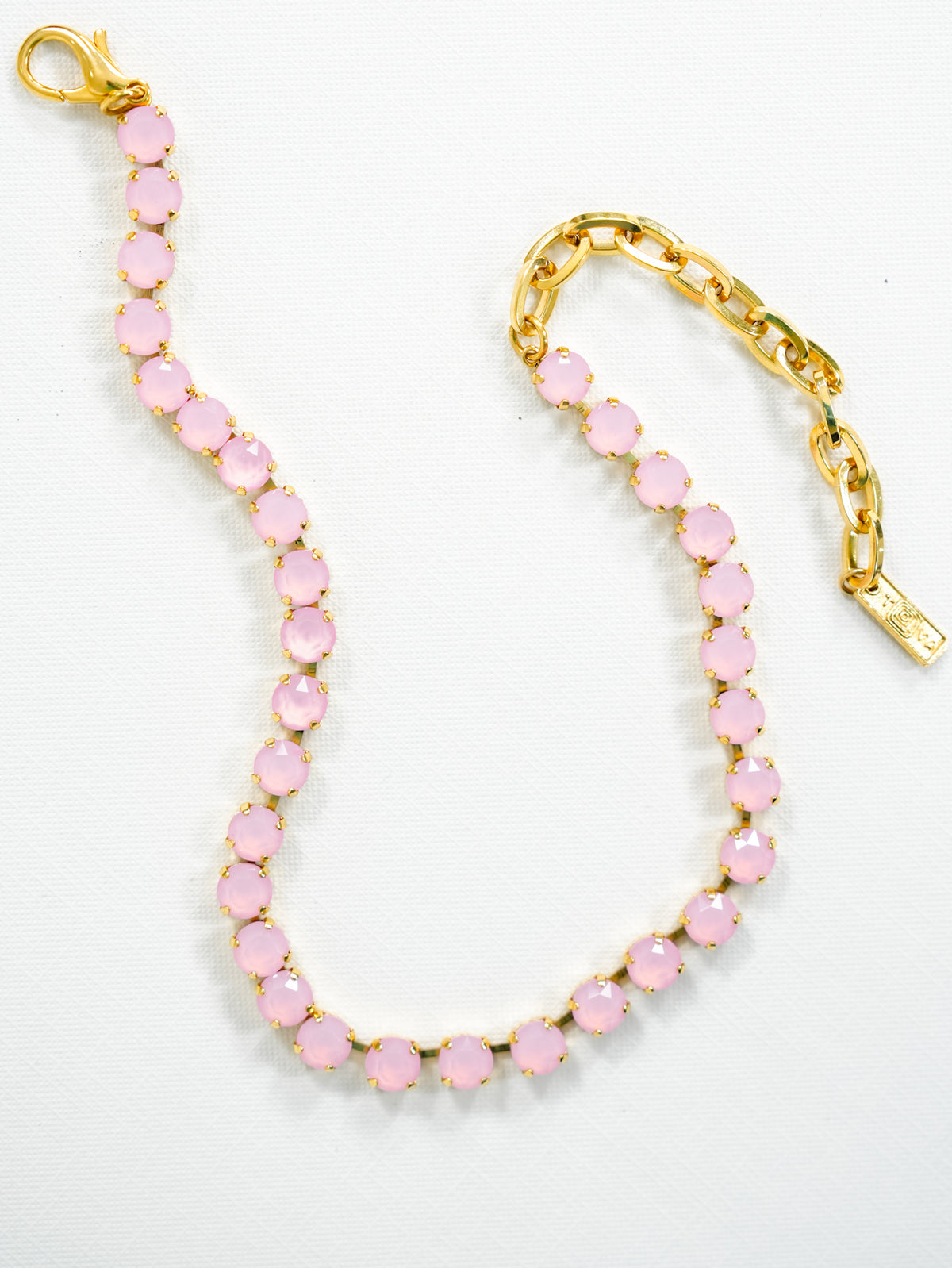 TOVA Oakland Necklace in Ultra White Opal - Freckled Poppy
