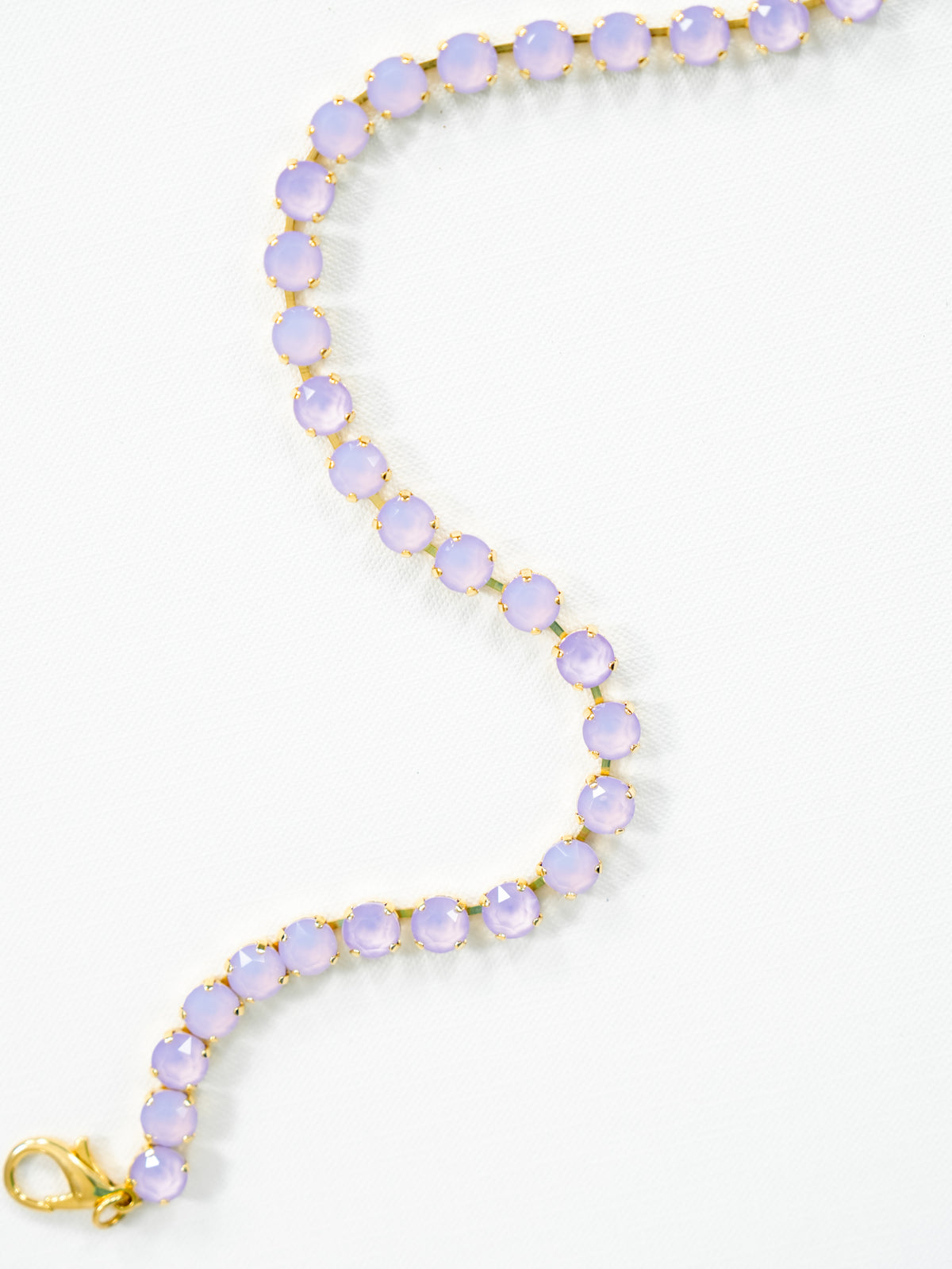 TOVA Oakland Necklace in Ultra White Opal - Freckled Poppy