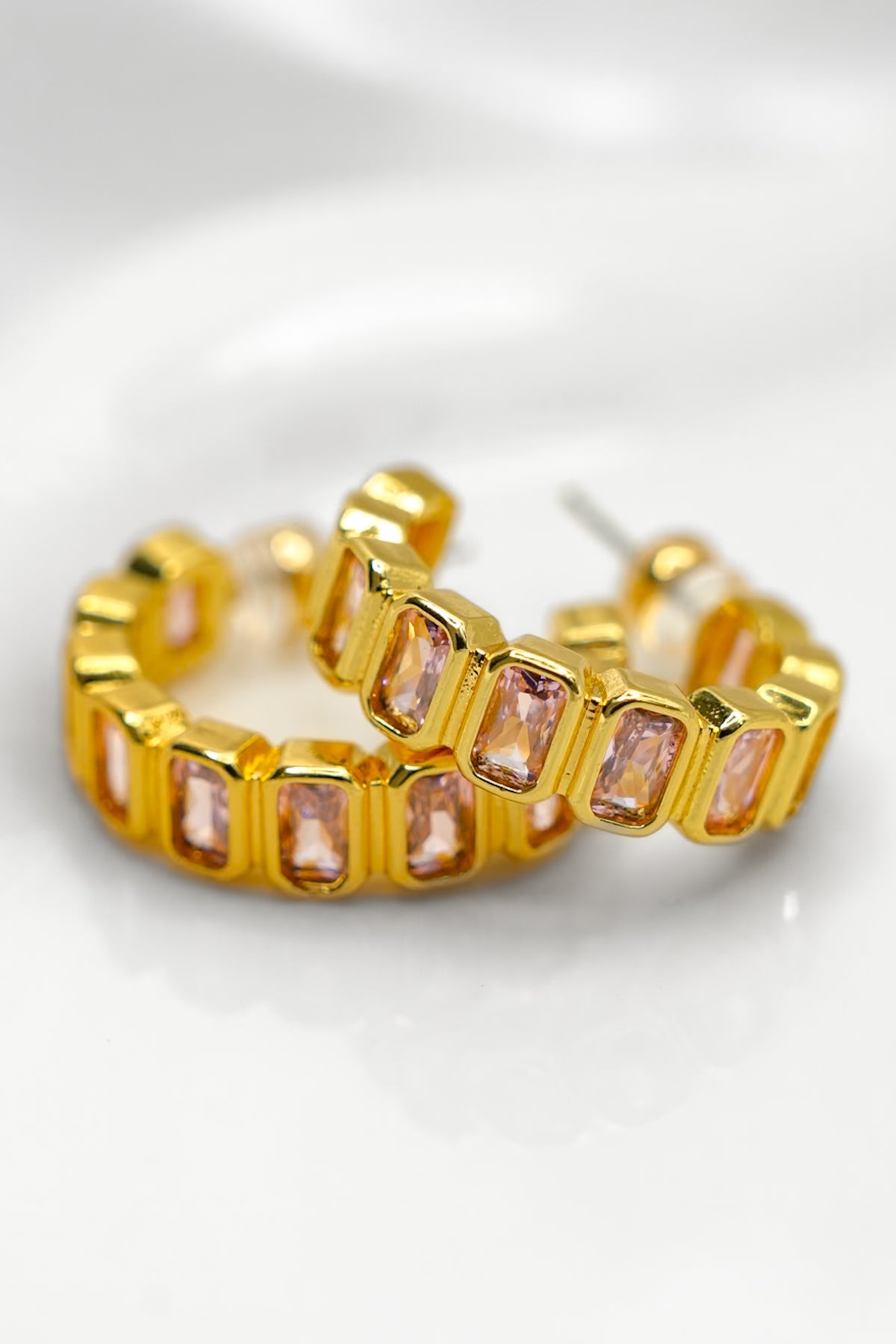 Treasure Jewels Sweet Spark Hoops - Freckled Poppy