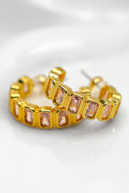 Treasure Jewels Sweet Spark Hoops - Freckled Poppy
