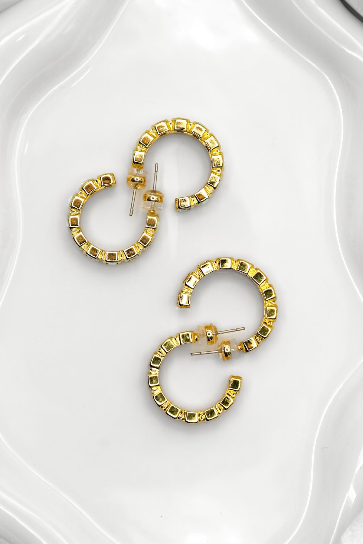 Treasure Jewels Sweet Spark Hoops - Freckled Poppy