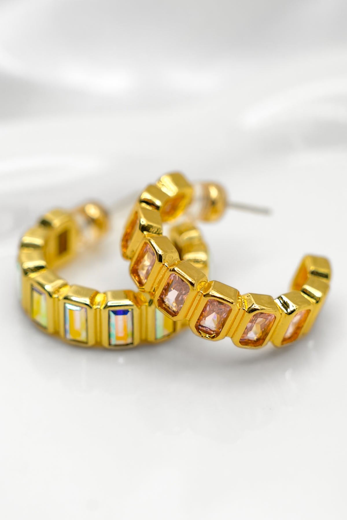 Treasure Jewels Sweet Spark Hoops - Freckled Poppy