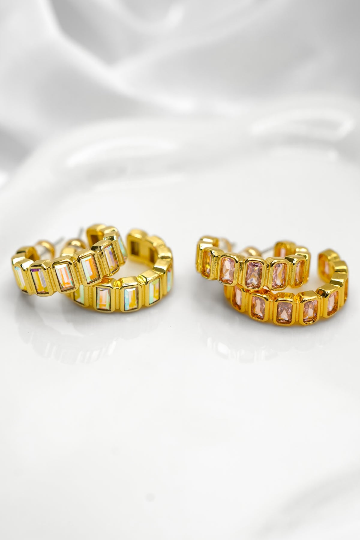 Treasure Jewels Sweet Spark Hoops - Freckled Poppy