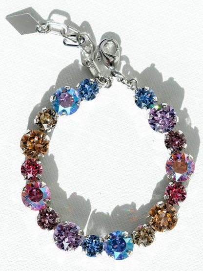 Pastel Multicolored Crystal Bracelet - Freckled Poppy