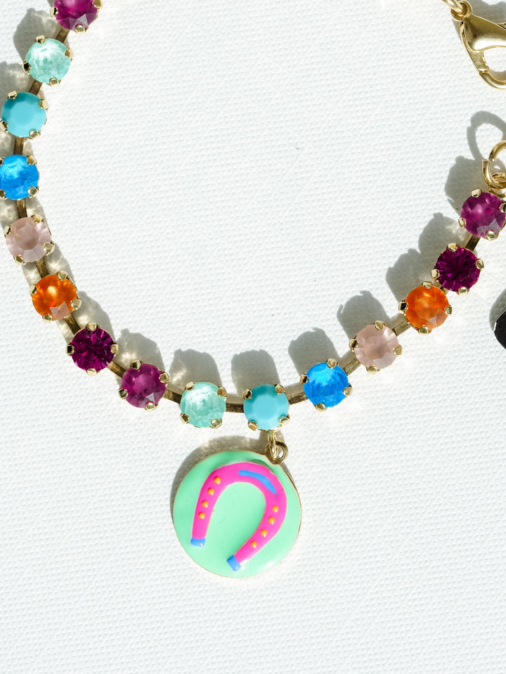 TOVA Horse Shoe Anklet - Freckled Poppy