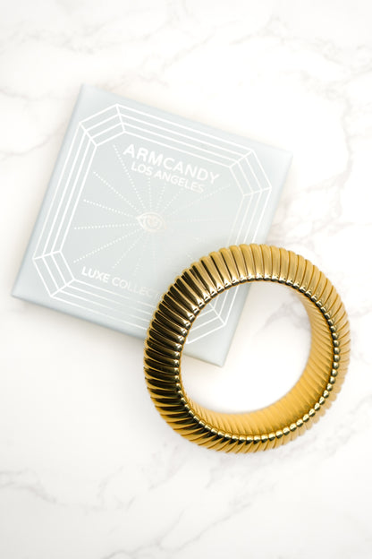 Haley Mesh Bangle - Freckled Poppy