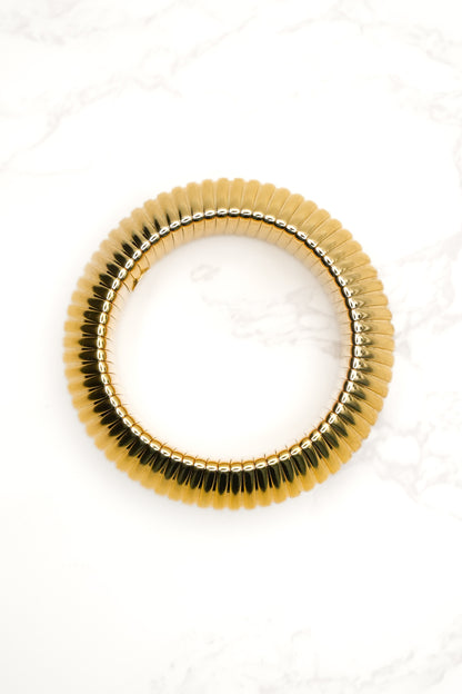 Haley Mesh Bangle - Freckled Poppy