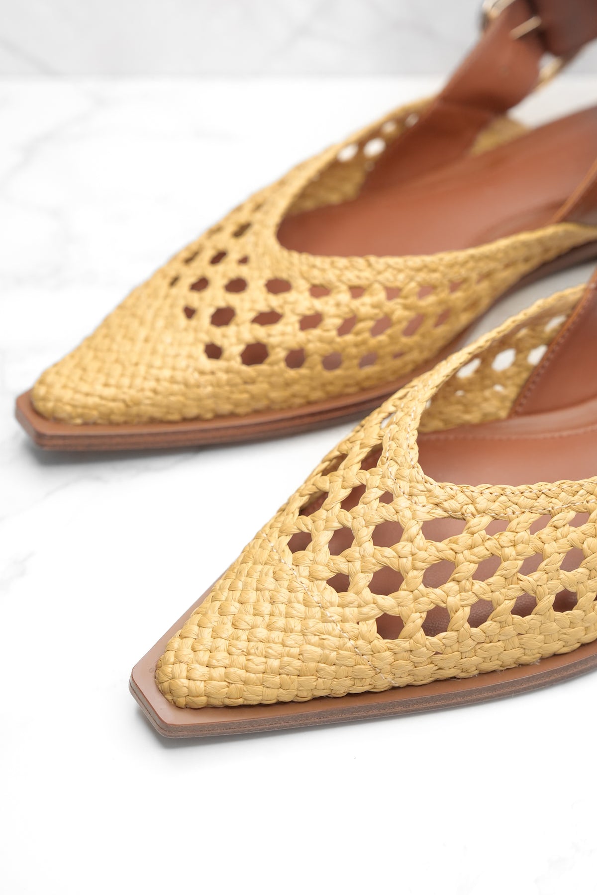 Steve Madden Woven Flats - Freckled Poppy