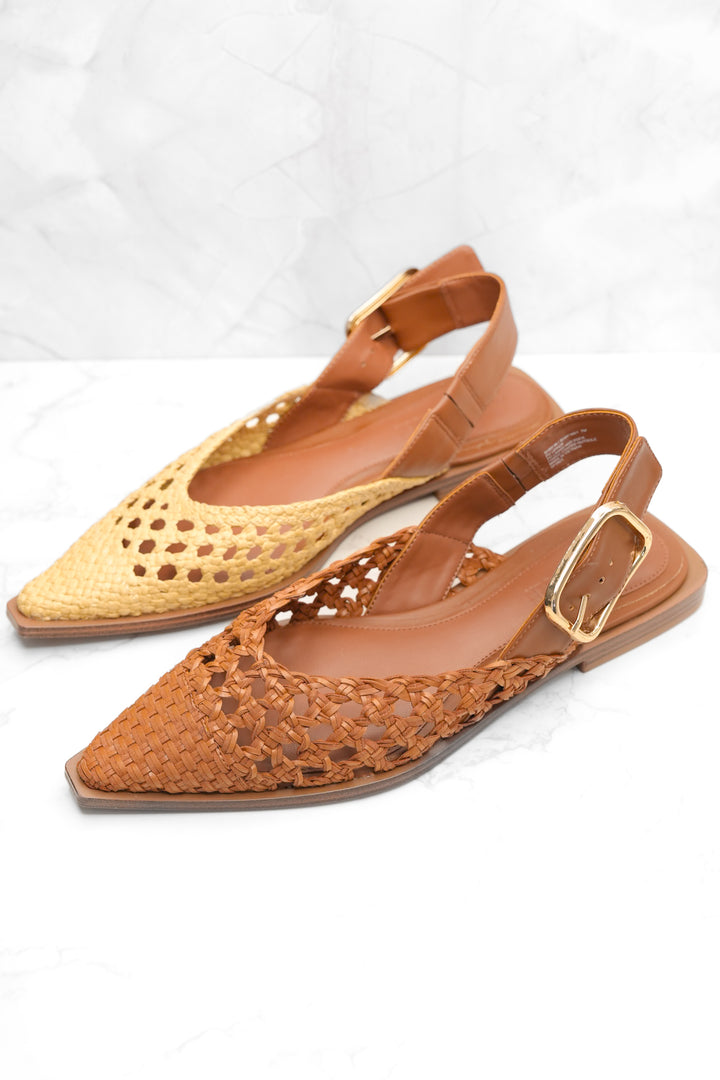 Steve Madden Woven Flats - Freckled Poppy