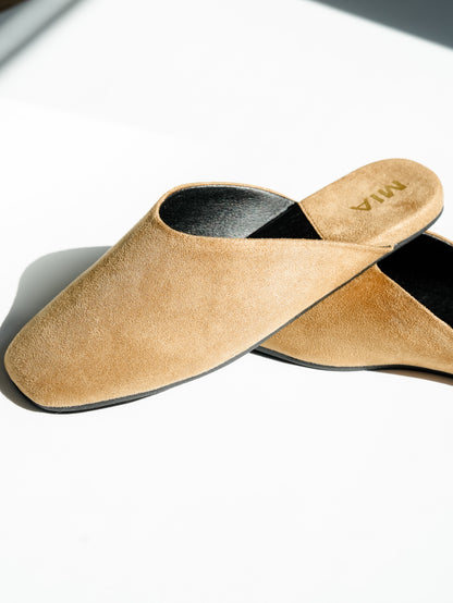 MIA Suede Slip On Mule - Freckled Poppy