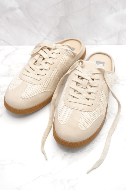 MIA Woven Mesh Lace Up Mule Sneaker - Freckled Poppy