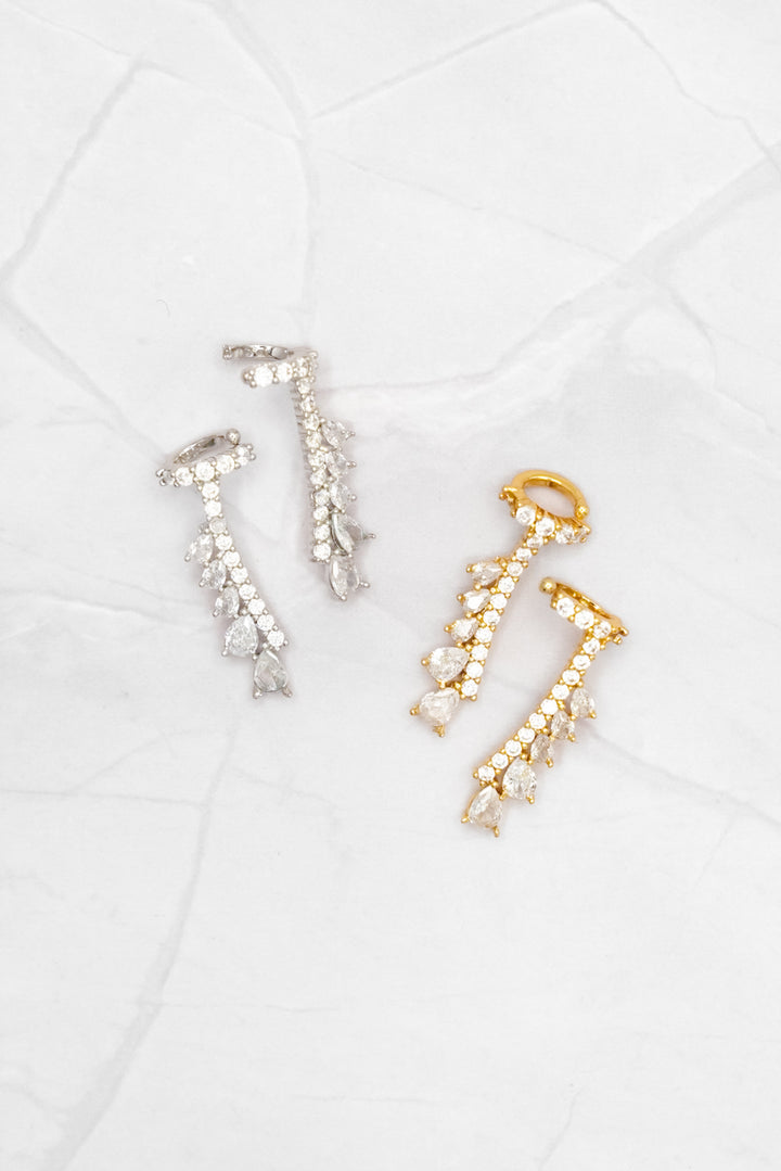 Love, Poppy Crystal Winged Ear Cuff - Freckled Poppy