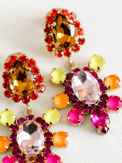 SIENNA by Tova Fiesta Crystal Earrings