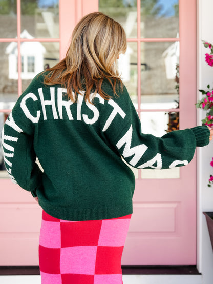 "Ho Ho Ho" Long Sleeve Christmas Sweater