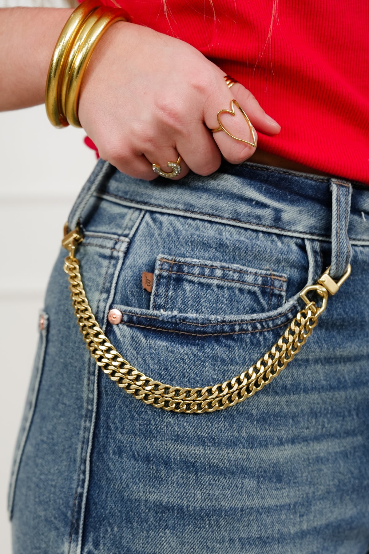 Rachel Nathan Belt Loop Chain - Freckled Poppy