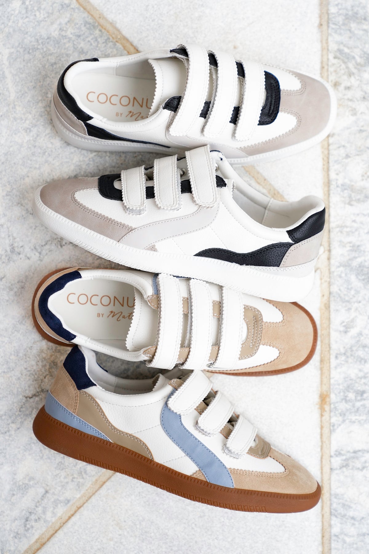 Modern Comfort Triple Strap Sneaker - Freckled Poppy
