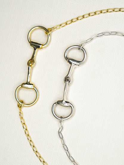 BOHO SOL Snaffle Bit Dainty Necklace - Freckled Poppy