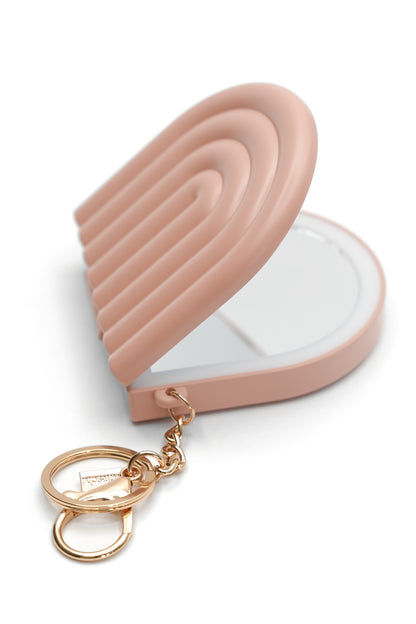 Terracotta Compact Mirror Keychain - Freckled Poppy