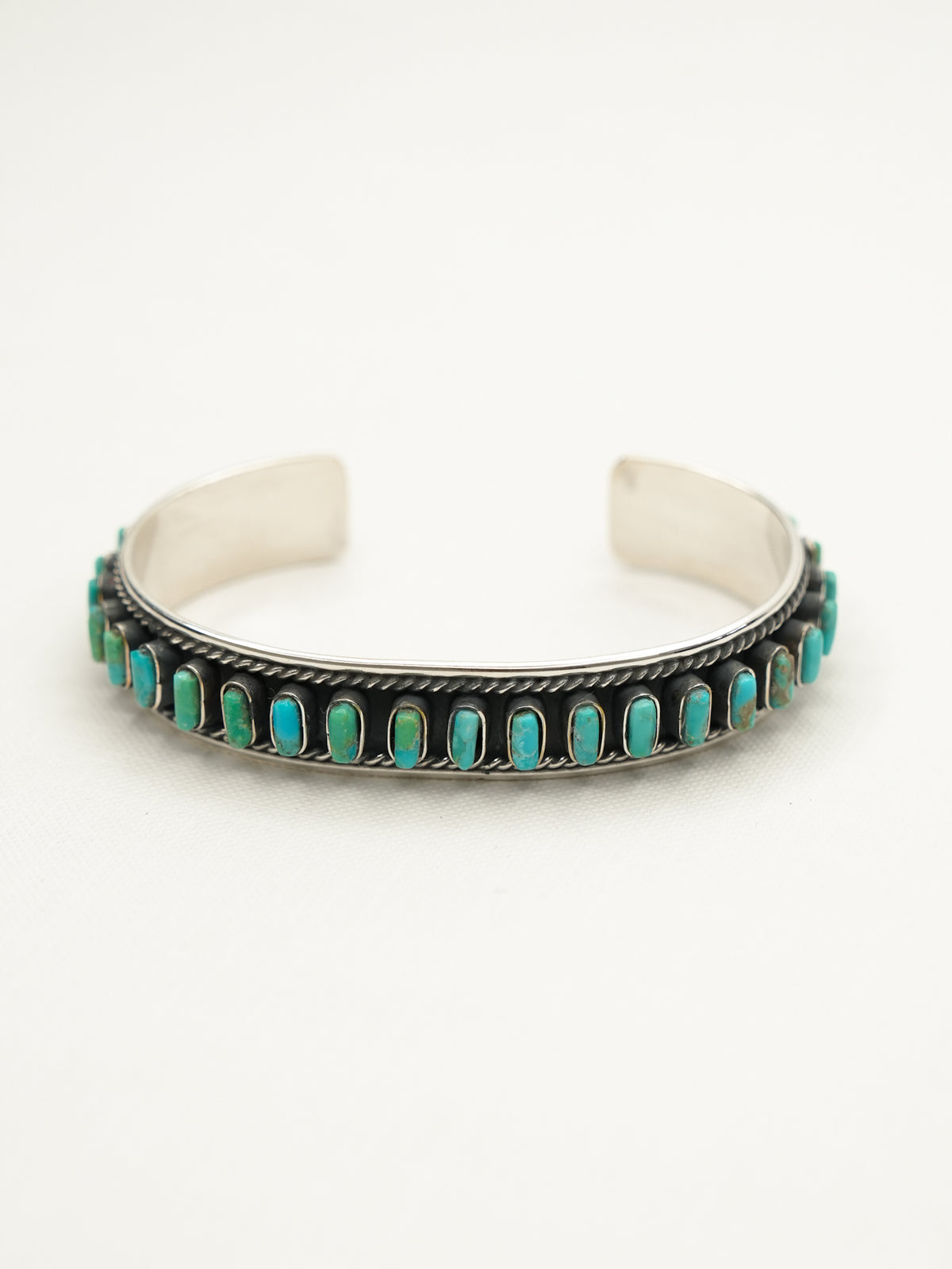 BOHO SOL Turquoise Multi Stone Cuff - Freckled Poppy