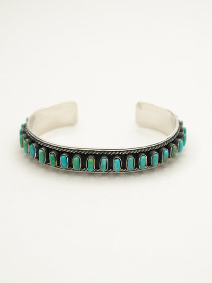 BOHO SOL Turquoise Multi Stone Cuff - Freckled Poppy