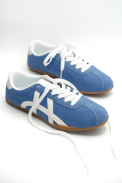 Retro Side Stripes Sneakers - Freckled Poppy