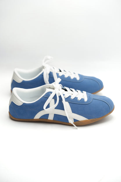 Retro Side Stripes Sneakers - Freckled Poppy