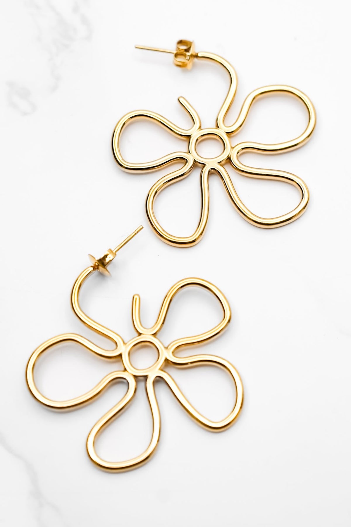 Raising Surfers The Hippie Chick XL Earrings - Freckled Poppy