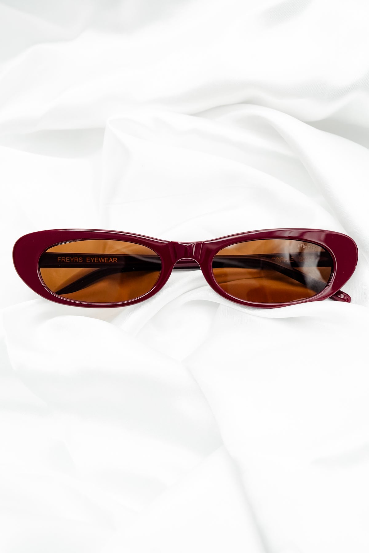 Restock! Freyrs Sophie Acetate Cat Eye Sunglasses - Freckled Poppy