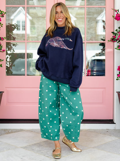 Reversible Long Sleeve Lucky/Mallard Graphic Sweatshirt