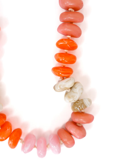 Gemelli Delray Beaded Necklace - Freckled Poppy