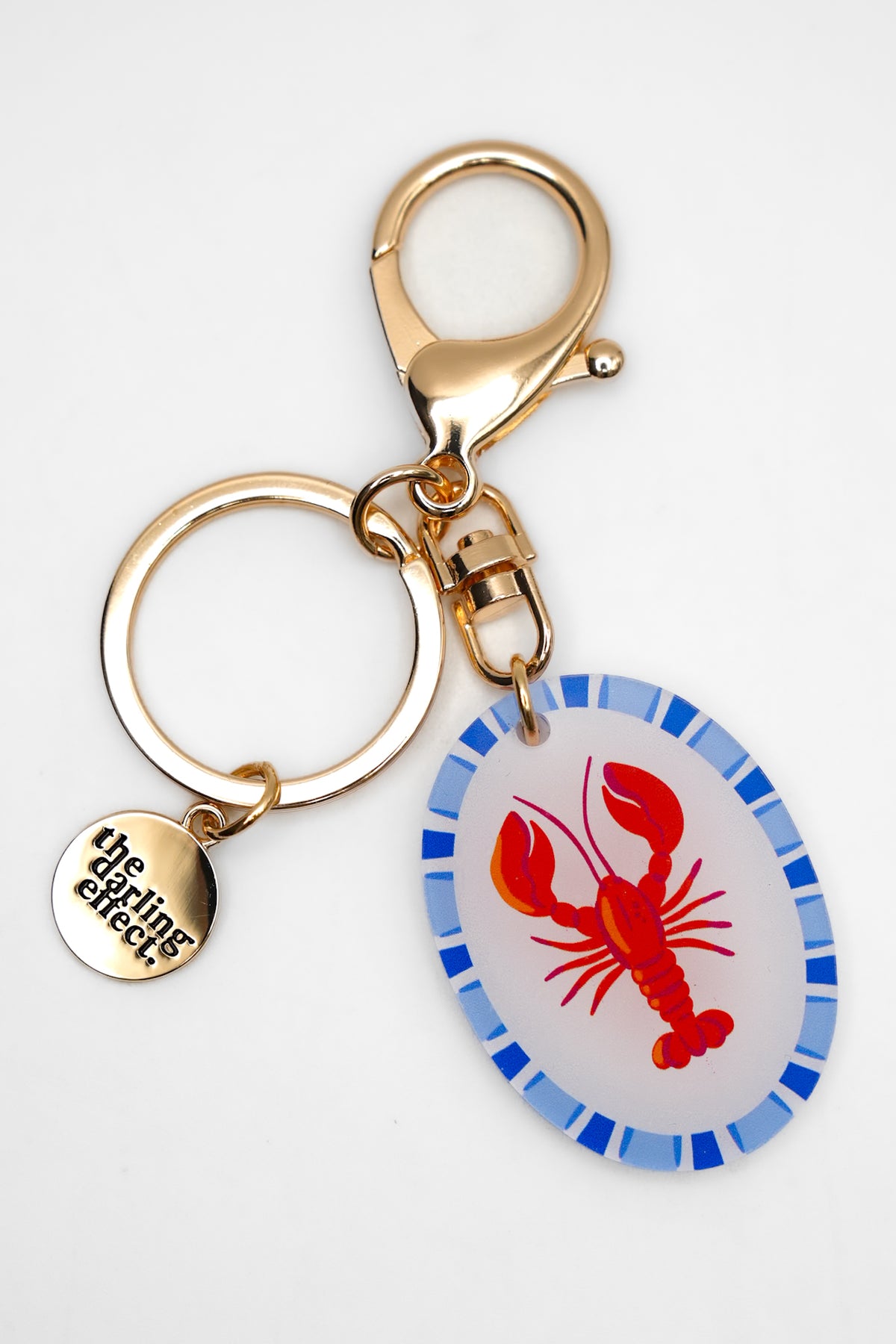 Acrylic Keychain Lobster - Freckled Poppy