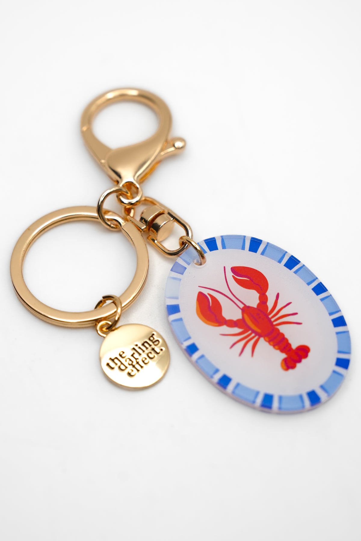 Acrylic Keychain Lobster - Freckled Poppy