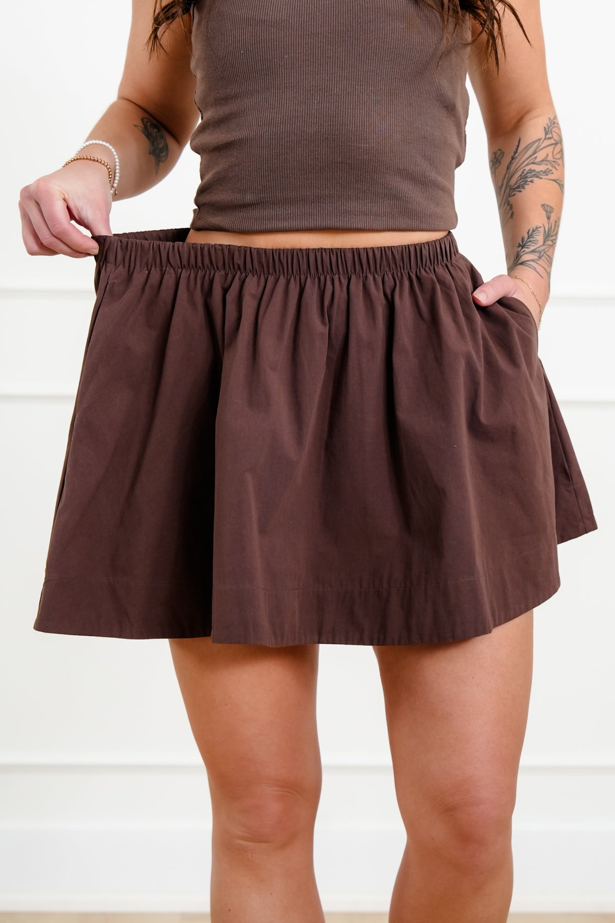 Restock! Ribbed Sleeveless Tank Top and Skirt Set - Freckled Poppy