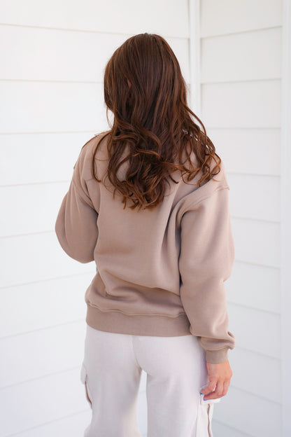 Long Sleeve "Aspen Ski Camp Colorado" Pullover Sweatshirt - Freckled Poppy