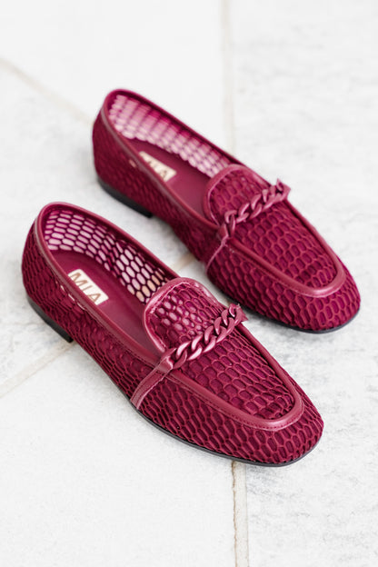 MIA Lightweight Mesh Loafer with Chain - Freckled Poppy