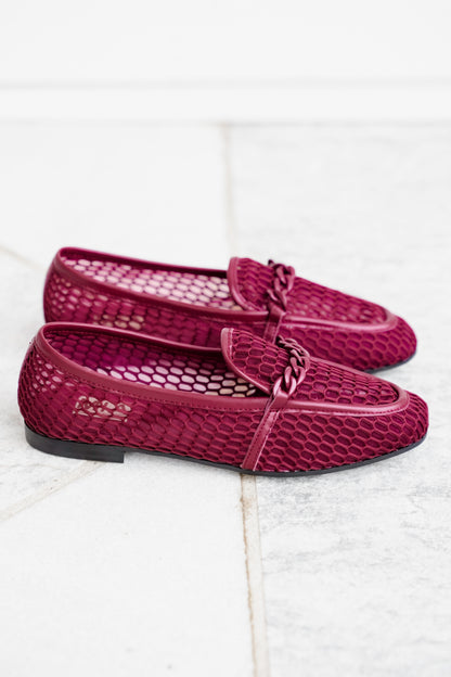 MIA Lightweight Mesh Loafer with Chain - Freckled Poppy