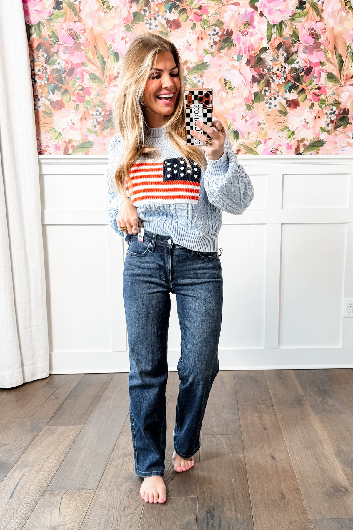 Restock! PETITE/REG Judy Blue My Obsession Dark Wash Mid Rise Tummy Control Classic Straight Leg Jeans