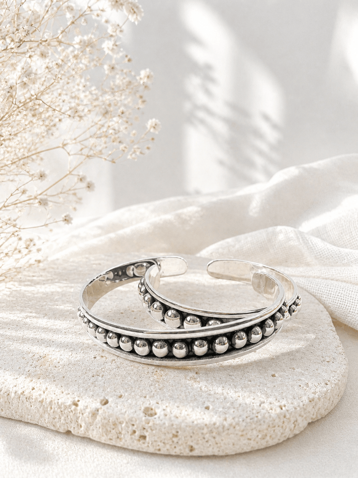 BOHO SOL Ball Cuff - Freckled Poppy