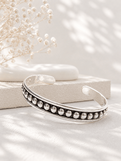 BOHO SOL Ball Cuff - Freckled Poppy