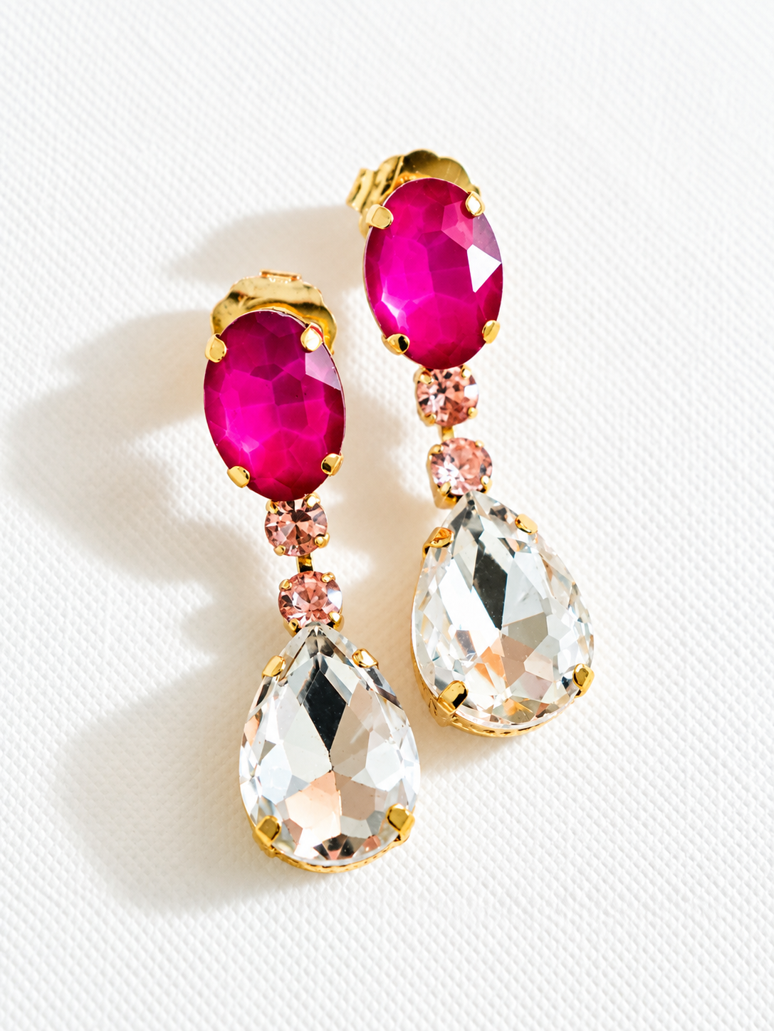 SIENNA by Tova Mini Mia Teardrop Earrings - Freckled Poppy