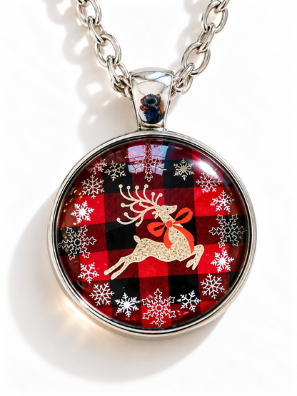 Jolly Reindeer Necklace