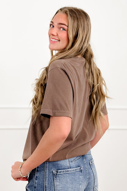 Plus/Reg Short Sleeve "Darlin'" Graphic Tee - Freckled Poppy