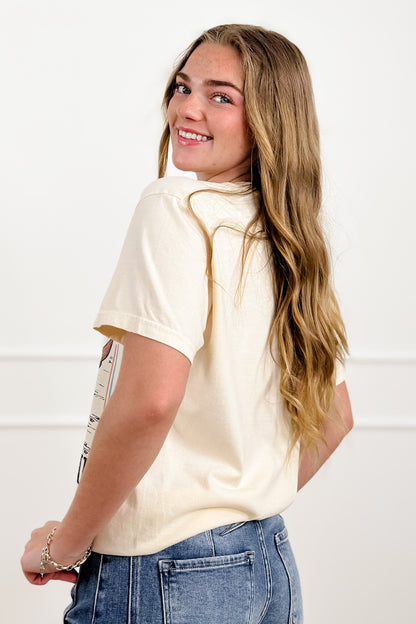 Plus/Reg Short Sleeve "Hotter Than.." Graphic Tee - Freckled Poppy