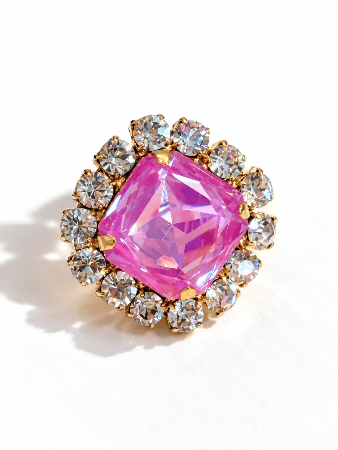 TOVA Sylvia Ring In Ultra Orchid - Freckled Poppy