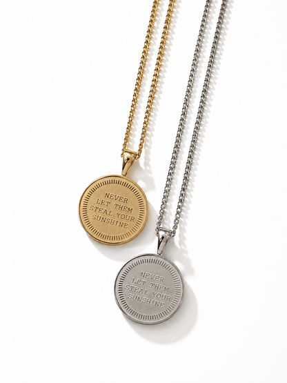 Restock! Raising Surfers The Never Let Them Steal Your Sunshine Necklace - Freckled Poppy