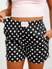 Plus/Reg JESS LEA Polka Dot Boxer Shorts